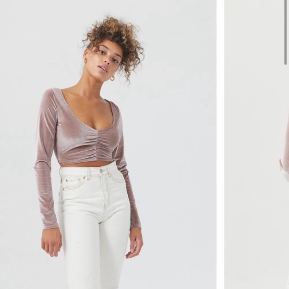 UO Paradox Ruched Crop Top